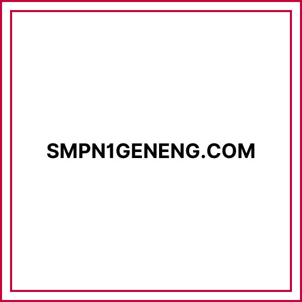 SMPN 1 Geneng