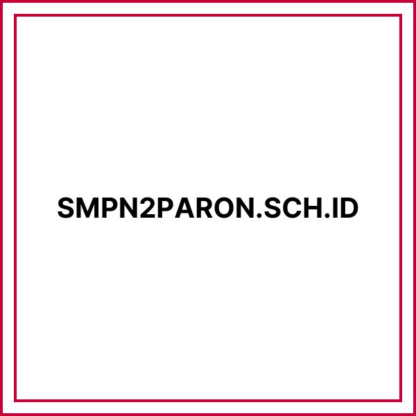 SMPN 2 Paron - Ngawi