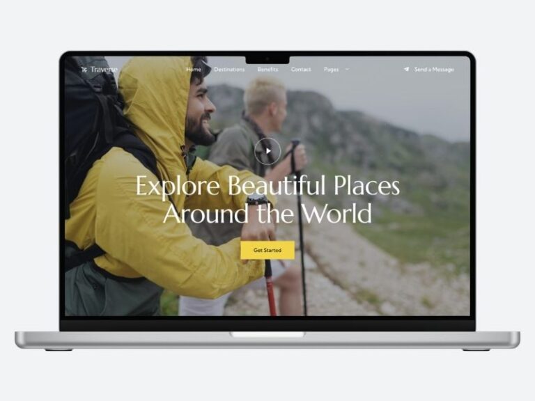 Portofolio - Contoh Website Travel 3