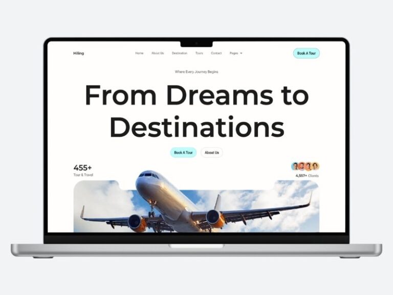 Portofolio - Contoh Website Travel 5