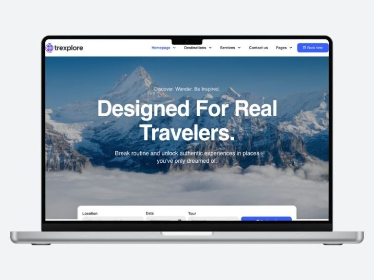 Portofolio - Contoh Website Travel 8